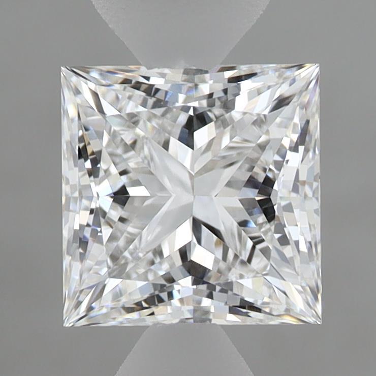 1.61 Carat Princess Shaped, Ideal Cut, D Color, VVS2 Clarity, IGI Certified Lab Grown Diamond