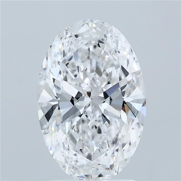 2.52 Carat Oval Shaped, Ideal Cut, D Color, VVS2 Clarity, IGI Certified Lab Grown Diamond