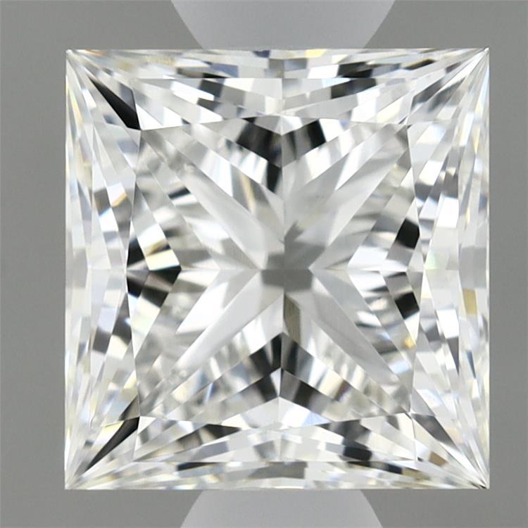 1.88 Carat Princess Shaped, Ideal Cut, F Color, VS1 Clarity, IGI Certified Lab Grown Diamond