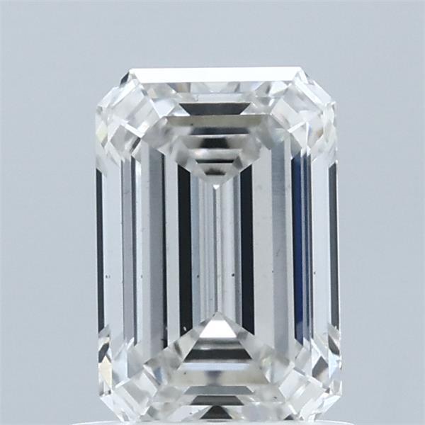 1.10 Carat Emerald Shaped, Ideal Cut, G Color, VS2 Clarity, IGI Certified Lab Grown Diamond