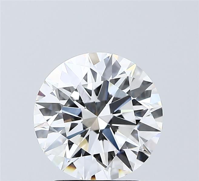 2.05 Carat Round Shaped, Ideal Cut, D Color, VVS2 Clarity, IGI Certified Lab Grown Diamond