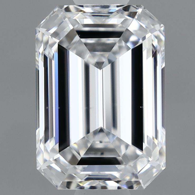 1.03 Carat Emerald Shaped, Ideal Cut, D Color, VS2 Clarity, IGI Certified Lab Grown Diamond