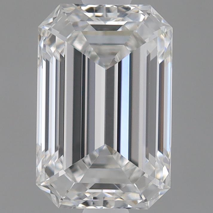 0.90 Carat Emerald Shaped, Ideal Cut, F Color, VVS1 Clarity, IGI Certified Lab Grown Diamond