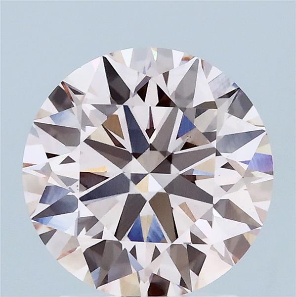 2.10 Carat Round Shaped, Ideal Cut, FANCY INTENSE PINK Color, VS1 Clarity, IGI Certified Lab Grown Diamond