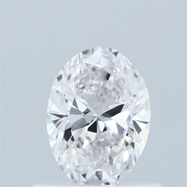 0.54 Carat Oval Shaped, Ideal Cut, D Color, VVS2 Clarity, IGI Certified Lab Grown Diamond