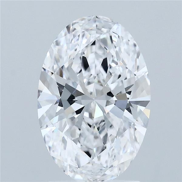 2.10 Carat Oval Shaped, Ideal Cut, D Color, VVS2 Clarity, IGI Certified Lab Grown Diamond