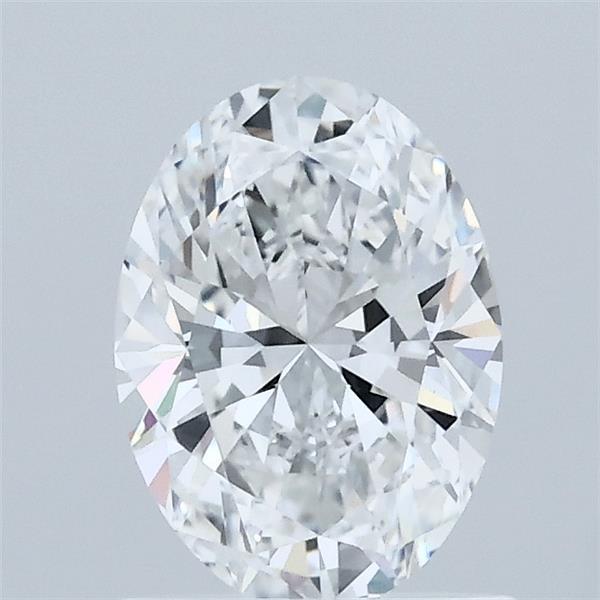 1.00 Carat Oval Shaped, Ideal Cut, D Color, VVS2 Clarity, IGI Certified Lab Grown Diamond