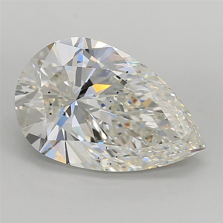 6.01 Carat Pear Shaped, Ideal Cut, G Color, VS2 Clarity, IGI Certified Lab Grown Diamond