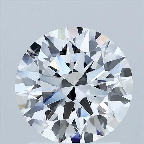 1.56 Carat Round Shaped, Ideal Cut, D Color, VVS2 Clarity, IGI Certified Lab Grown Diamond