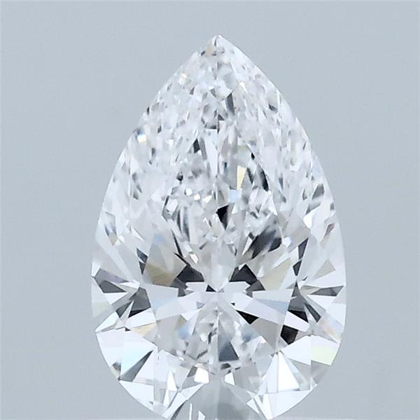 0.88 Carat Pear Shaped, Ideal Cut, D Color, VVS2 Clarity, IGI Certified Lab Grown Diamond