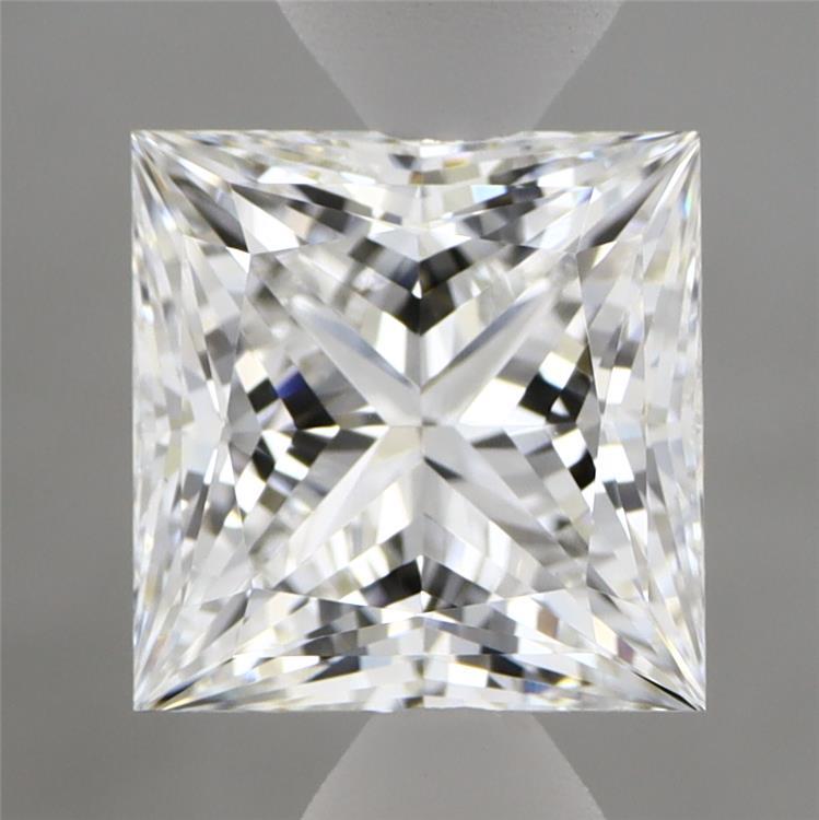 2.38 Carat Princess Shaped, Ideal Cut, E Color, VS1 Clarity, IGI Certified Lab Grown Diamond