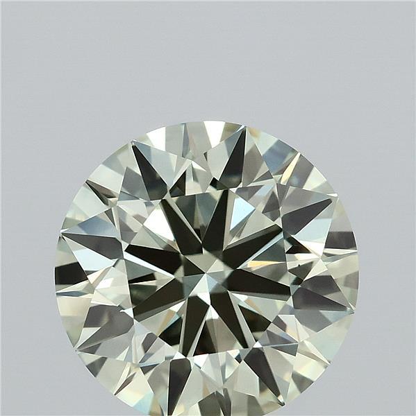 3.13 Carat Round Shaped, Ideal Cut, FANCY INTENSE GREEN Color, VS1 Clarity, IGI Certified Lab Grown Diamond
