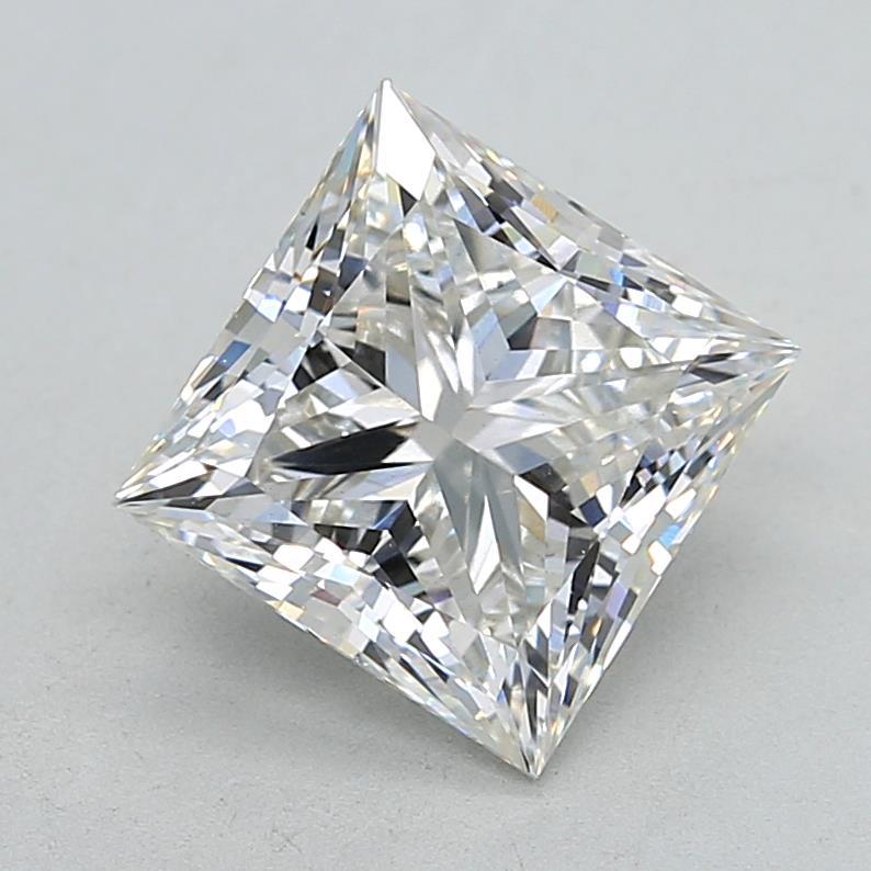 4.07 Carat Princess Shaped, Ideal Cut, G Color, VS1 Clarity, IGI Certified Lab Grown Diamond
