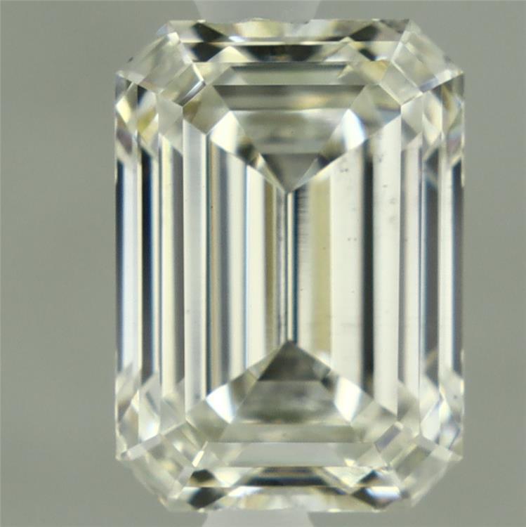 1.54 Carat Emerald Shaped, Ideal Cut, H Color, VS2 Clarity, IGI Certified Lab Grown Diamond