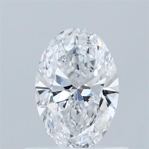 0.61 Carat Oval Shaped, Ideal Cut, D Color, VVS2 Clarity, IGI Certified Lab Grown Diamond