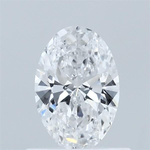 0.62 Carat Oval Shaped, Ideal Cut, D Color, VVS2 Clarity, IGI Certified Lab Grown Diamond