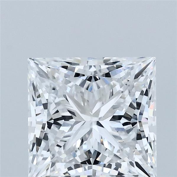 2.02 Carat Princess Shaped, Ideal Cut, D Color, VVS2 Clarity, IGI Certified Lab Grown Diamond