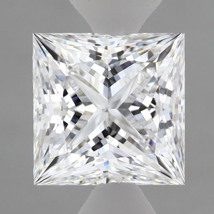 1.51 Carat Princess Shaped, Ideal Cut, D Color, VS1 Clarity, IGI Certified Lab Grown Diamond