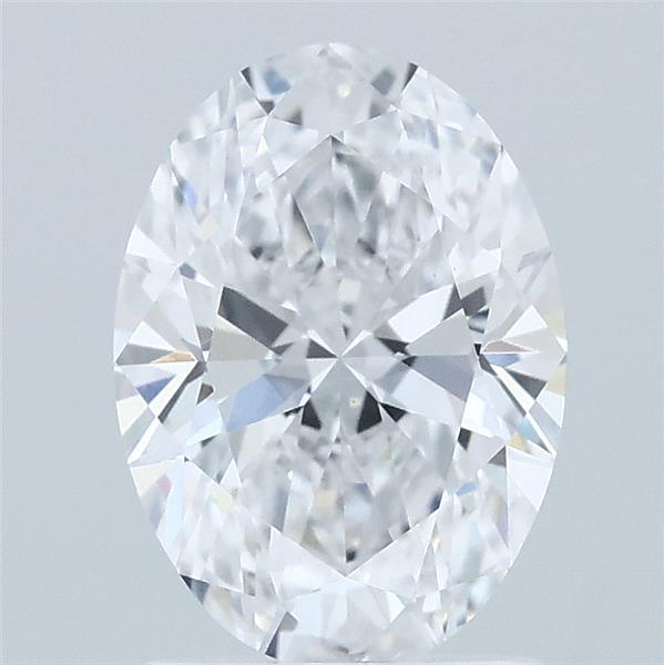 1.51 Carat Oval Shaped, Ideal Cut, D Color, VVS2 Clarity, IGI Certified Lab Grown Diamond