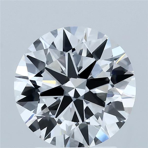 2.33 Carat Round Shaped, Excellent Cut, F Color, VVS2 Clarity, IGI Certified Lab Grown Diamond