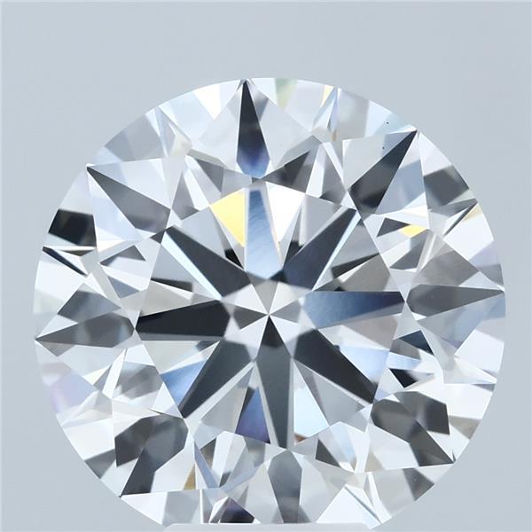 7.09 Carat Round Shaped, Ideal Cut, E Color, VS1 Clarity, IGI Certified Lab Grown Diamond