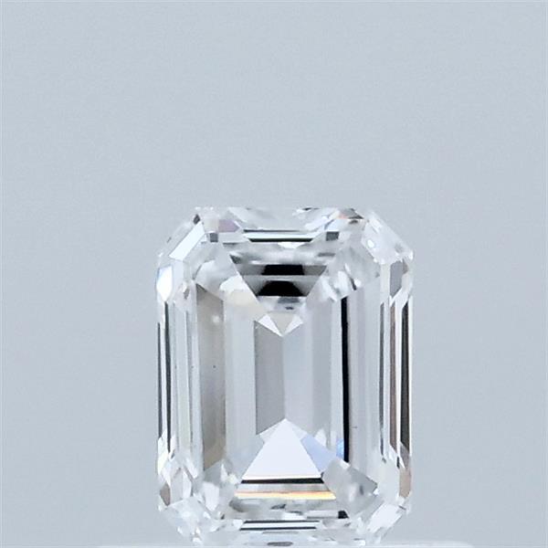 0.51 Carat Emerald Shaped, Very Good Cut, D Color, VVS2 Clarity, IGI Certified Lab Grown Diamond