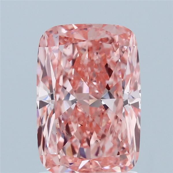 2.00 Carat Cushion Shaped, Excellent Cut, FANCY VIVID PINK Color, VS2 Clarity, IGI Certified Lab Grown Diamond