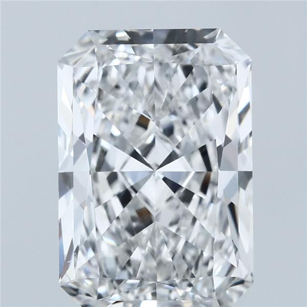 4.06 Carat Radiant Shaped, Ideal Cut, E Color, VVS1 Clarity, IGI Certified Lab Grown Diamond