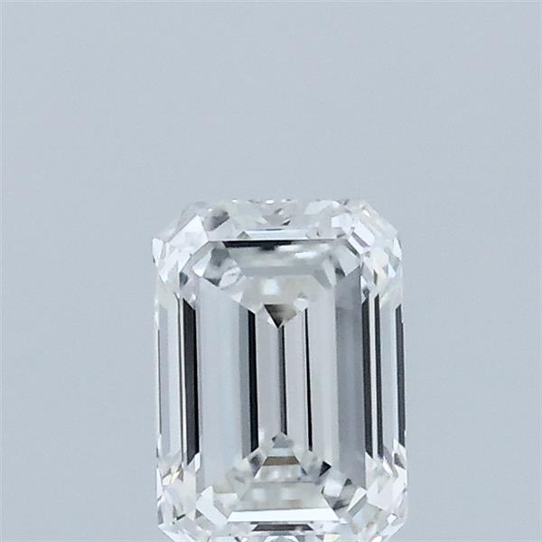 0.56 Carat Emerald Shaped, Ideal Cut, D Color, VVS2 Clarity, IGI Certified Lab Grown Diamond