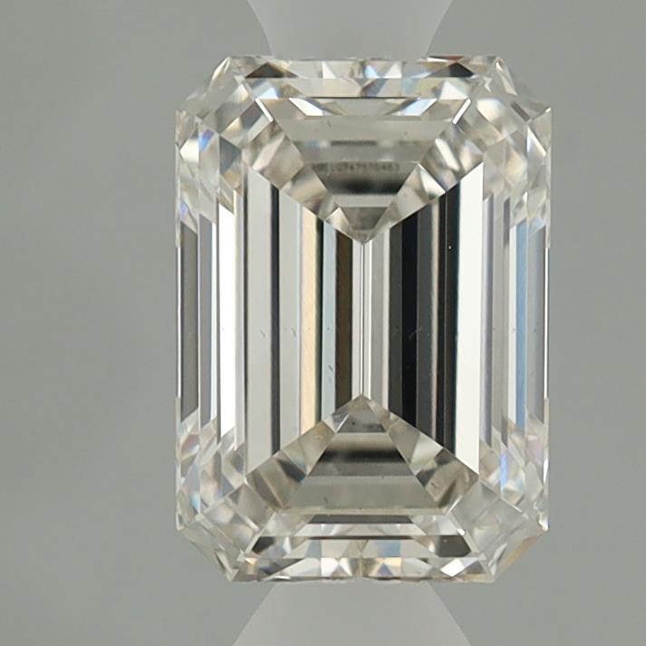 1.30 Carat Emerald Shaped, Ideal Cut, H Color, VS2 Clarity, IGI Certified Lab Grown Diamond