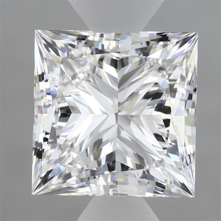1.95 Carat Princess Shaped, Ideal Cut, D Color, VVS2 Clarity, IGI Certified Lab Grown Diamond