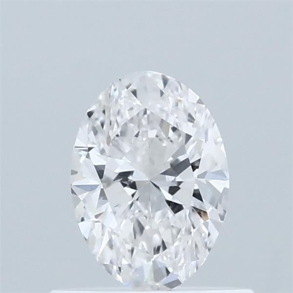 0.53 Carat Oval Shaped, Ideal Cut, D Color, VVS2 Clarity, IGI Certified Lab Grown Diamond