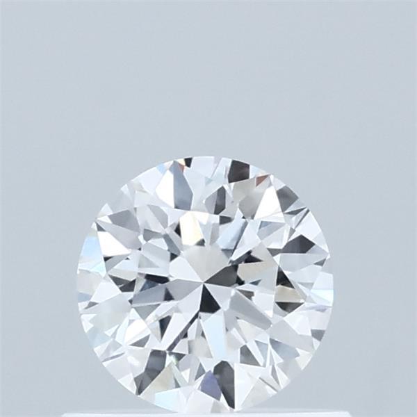 0.55 Carat Round Shaped, Excellent Cut, E Color, VVS2 Clarity, IGI Certified Lab Grown Diamond
