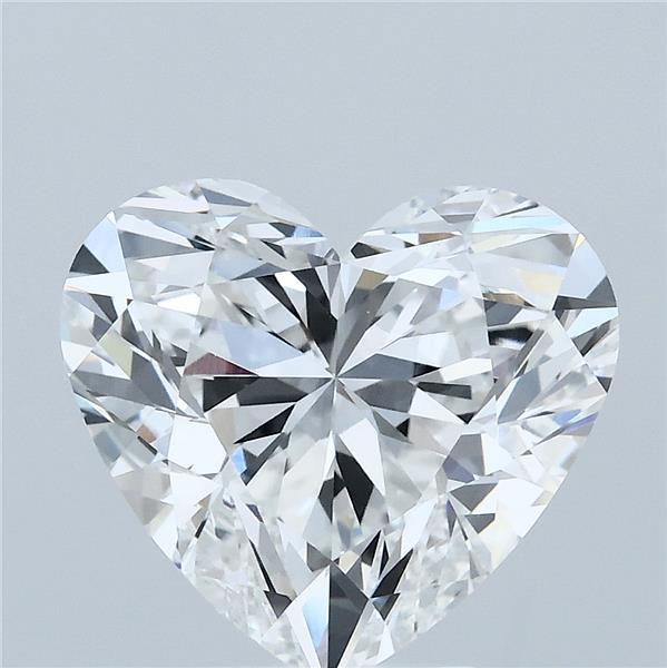 5.01 Carat Heart Shaped, Ideal Cut, E Color, VVS2 Clarity, IGI Certified Lab Grown Diamond