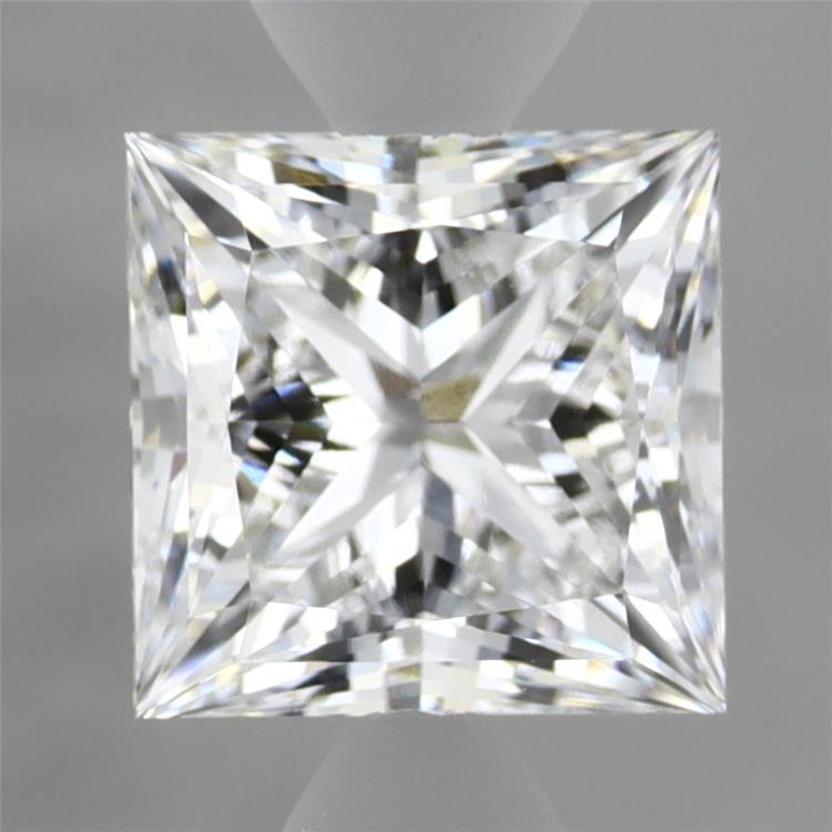 2.56 Carat Princess Shaped, Ideal Cut, E Color, VS1 Clarity, IGI Certified Lab Grown Diamond