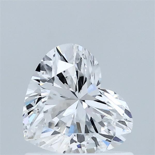 0.77 Carat Heart Shaped, Ideal Cut, D Color, VS1 Clarity, IGI Certified Lab Grown Diamond