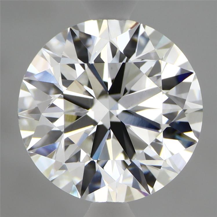 2.90 Carat Round Shaped, Excellent Cut, E Color, VS1 Clarity, IGI Certified Lab Grown Diamond