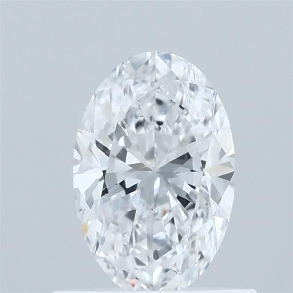 0.63 Carat Oval Shaped, Excellent Cut, D Color, VVS2 Clarity, IGI Certified Lab Grown Diamond