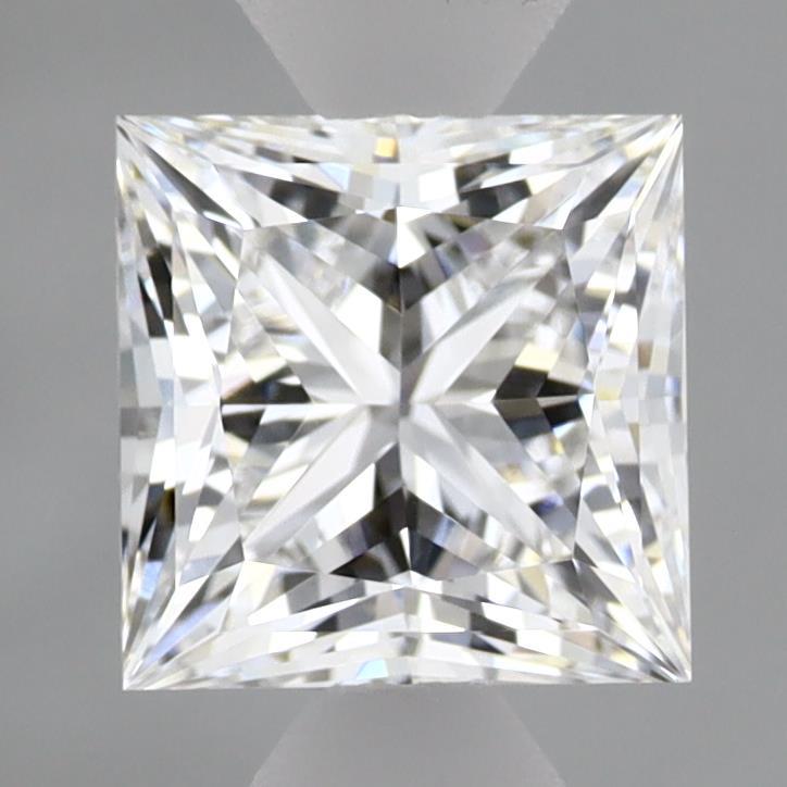 1.46 Carat Princess Shaped, Ideal Cut, D Color, VVS2 Clarity, IGI Certified Lab Grown Diamond
