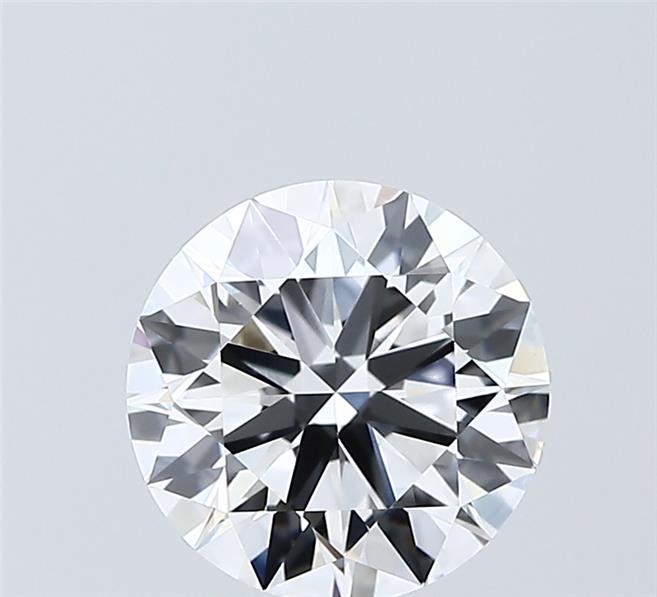 2.01 Carat Round Shaped, Excellent Cut, D Color, VVS2 Clarity, IGI Certified Lab Grown Diamond