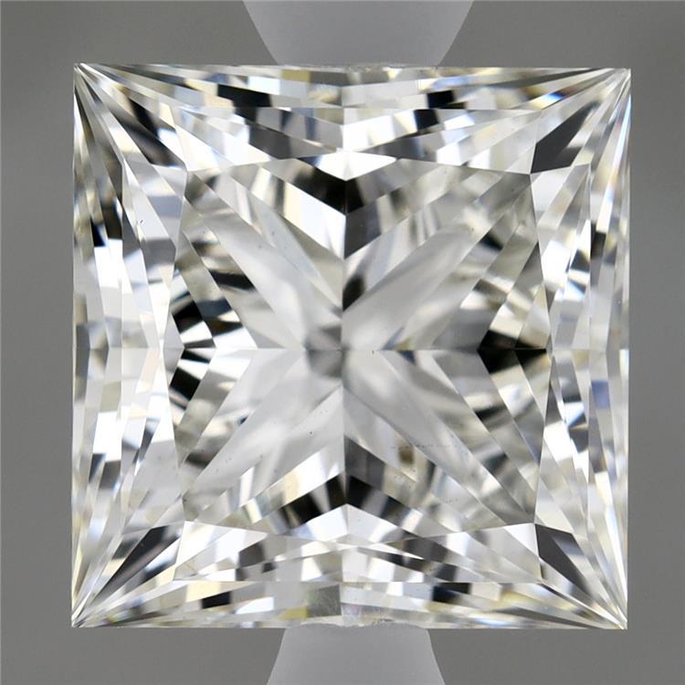 3.93 Carat Princess Shaped, Ideal Cut, G Color, VS2 Clarity, IGI Certified Lab Grown Diamond