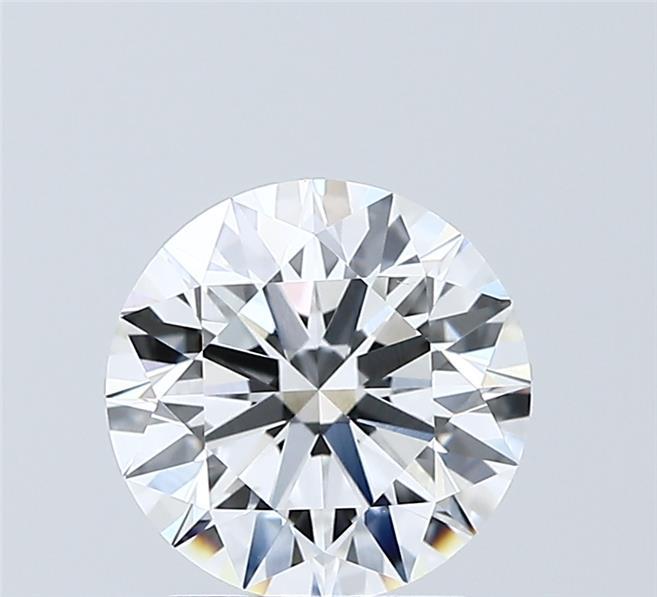 2.05 Carat Round Shaped, Ideal Cut, D Color, VVS2 Clarity, IGI Certified Lab Grown Diamond