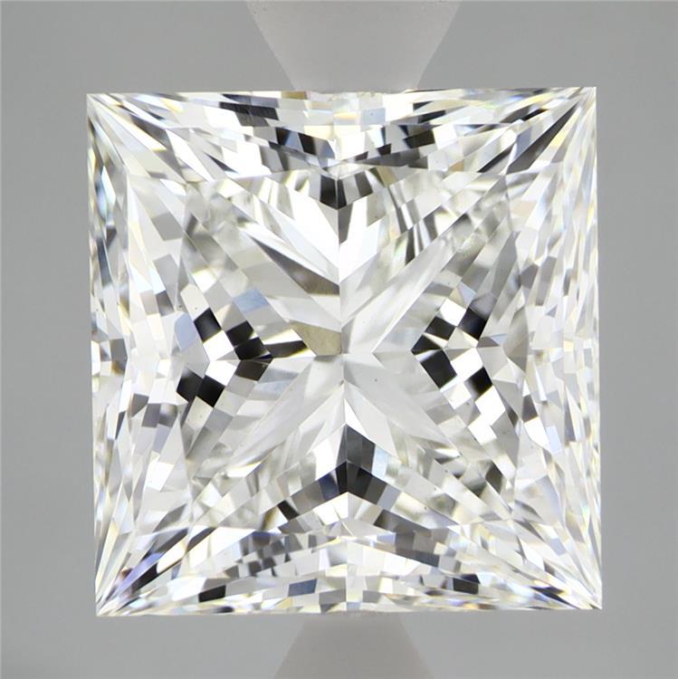 5.06 Carat Princess Shaped, Ideal Cut, F Color, VS1 Clarity, IGI Certified Lab Grown Diamond