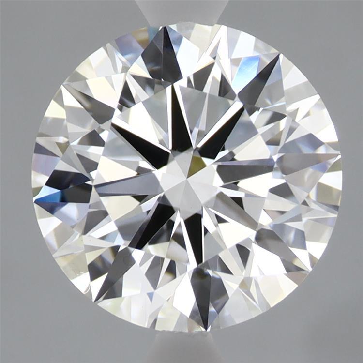 3.09 Carat Round Shaped, Ideal Cut, F Color, VVS2 Clarity, IGI Certified Lab Grown Diamond