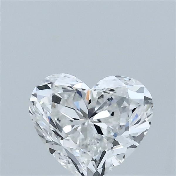 0.71 Carat Heart Shaped, Ideal Cut, D Color, VVS2 Clarity, IGI Certified Lab Grown Diamond