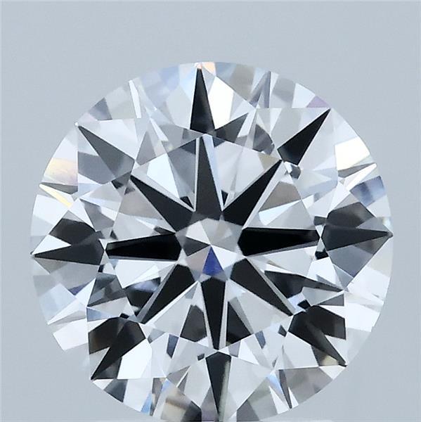 2.50 Carat Round Shaped, Ideal Cut, D Color, VVS2 Clarity, IGI Certified Lab Grown Diamond