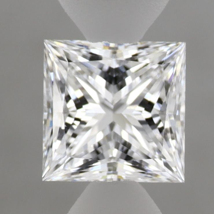 1.03 Carat Princess Shaped, Ideal Cut, D Color, VVS2 Clarity, IGI Certified Lab Grown Diamond