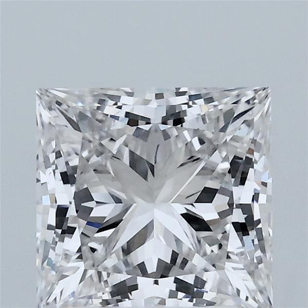 2.06 Carat Princess Shaped, Ideal Cut, F Color, VS1 Clarity, IGI Certified Lab Grown Diamond
