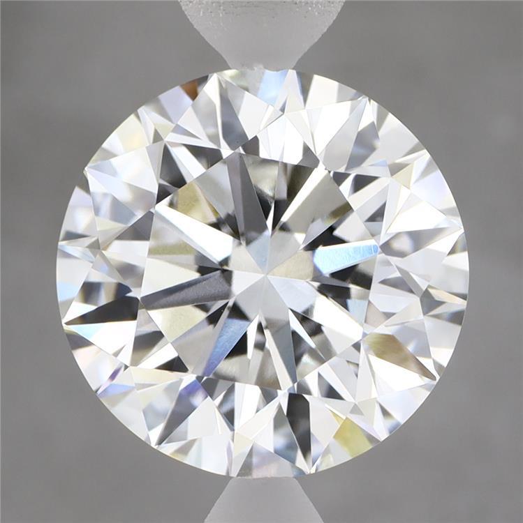 6.22 Carat Round Shaped, Excellent Cut, F Color, VVS2 Clarity, IGI Certified Lab Grown Diamond
