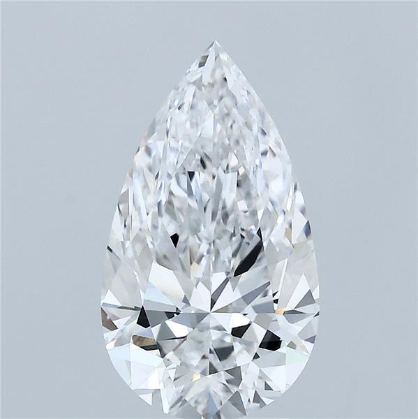 2.40 Carat Pear Shaped, Ideal Cut, D Color, VVS2 Clarity, IGI Certified Lab Grown Diamond